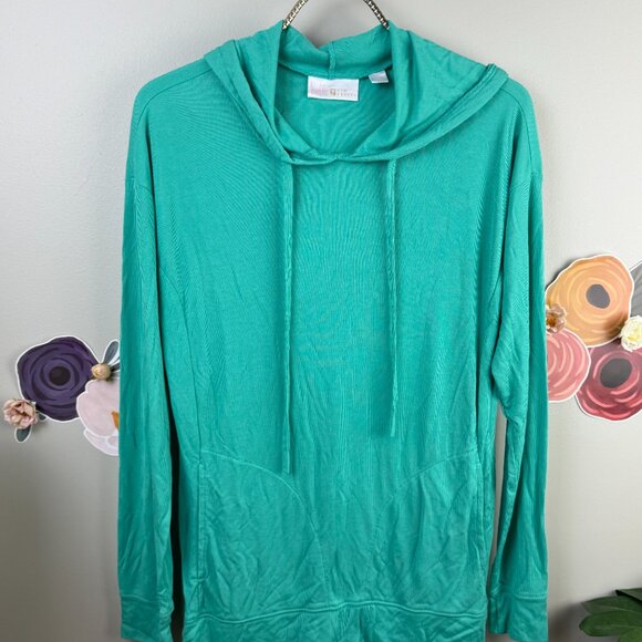 Belle by Kim Gravel Set - Full Zip Jacket & Long Sleeve Hooded Shirt - Size - XS - Picture 7 of 7